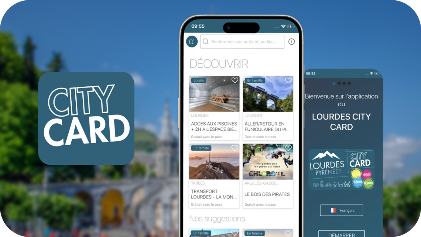 Lourdes City card - Otipass by Upcoop